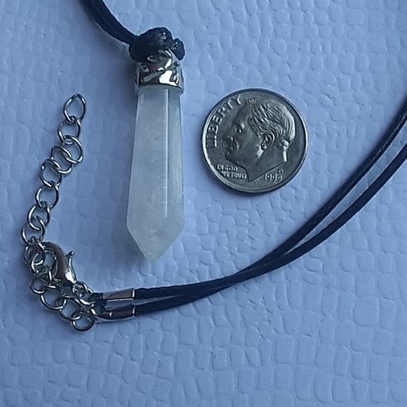 NWOT Crystal Quartz Necklace - Picture 3 of 5